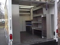 Cube Van wuth Ranger Shelving